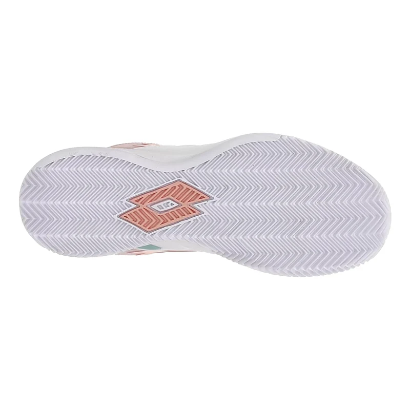 Mirage 100 II Chaussure terre battue Femmes - blanc, corail