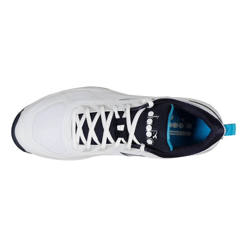Trofeo 3 Chaussure Terre Battue Hommes-Blanc,Bleu Foncé