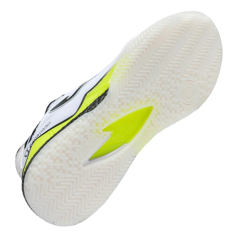 Spin Chaussures padel Hommes - blanc, jaunes fluo