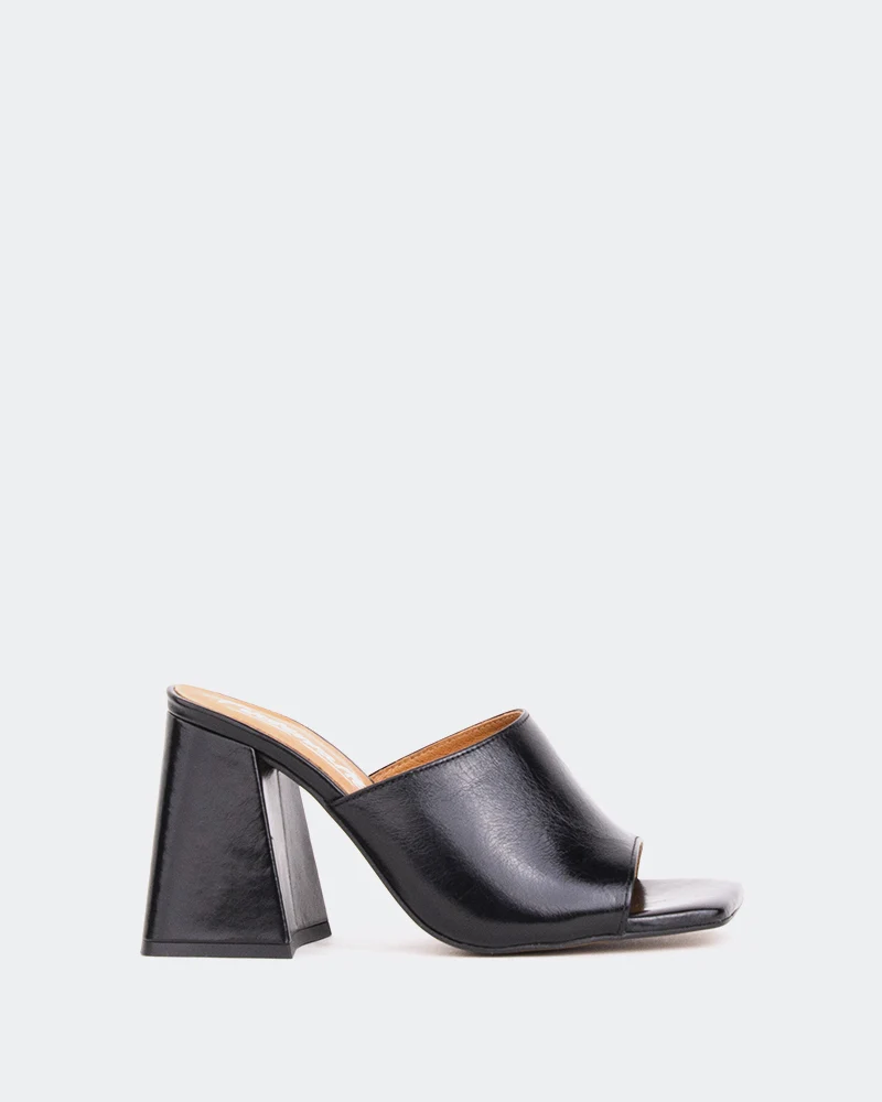 Herrera Black Leather/Cuir Noir