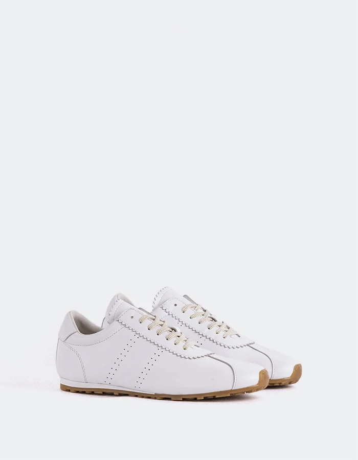 Mornetty White Leather