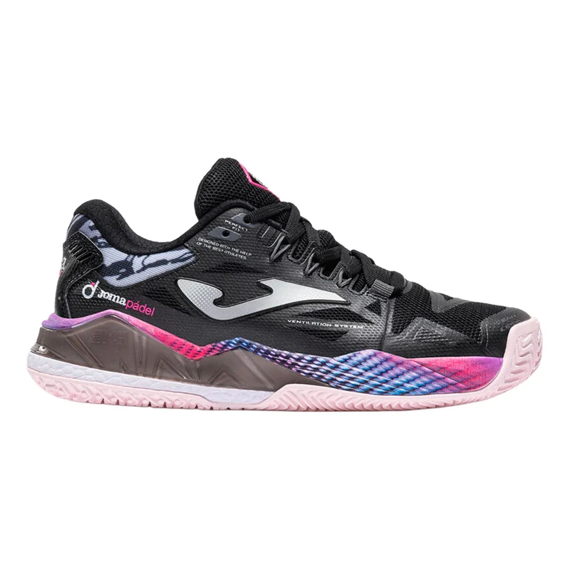 Spin Chaussures padel Femmes - noir, rose
