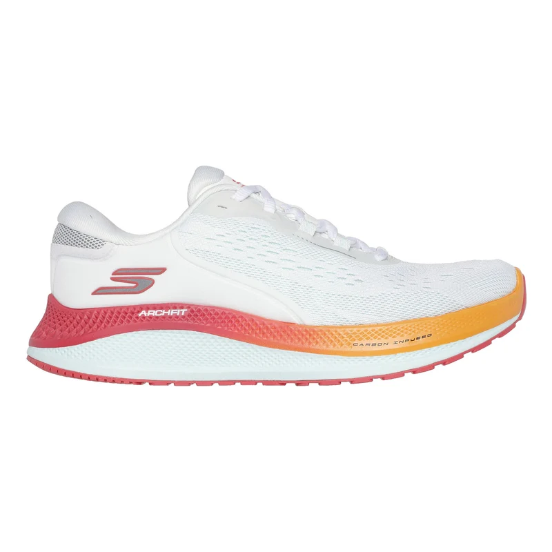 Go Run Persistence 2 Chaussure De Running Sans Stabilisateurs Femmes-Blanc,Orange