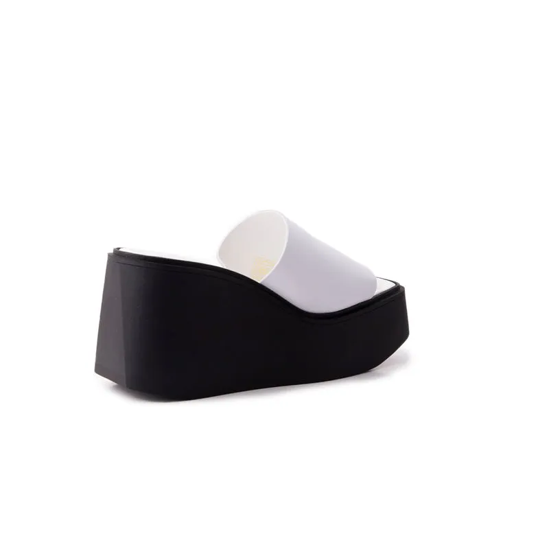 Rieti White Leather