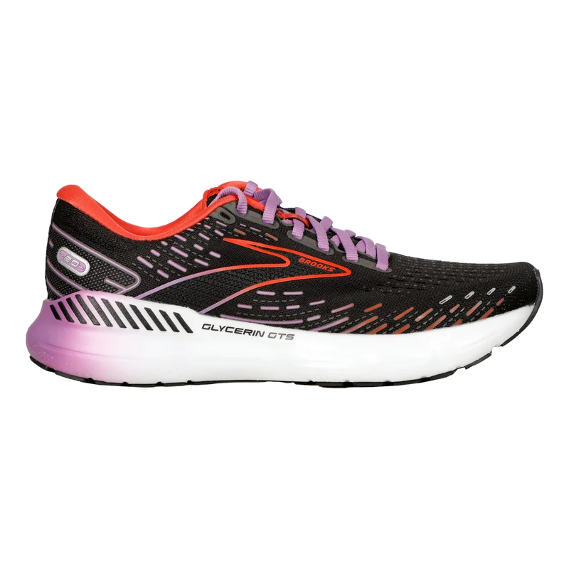 Glycerin 20 Chaussure De Running Sans Stabilisateurs Femmes-Noir,Orange