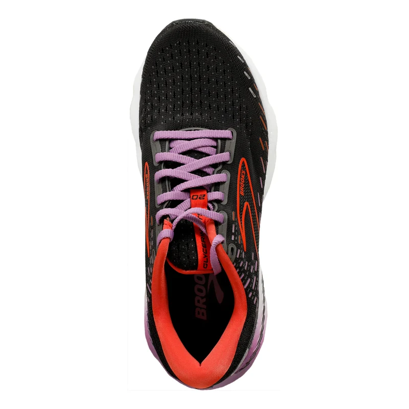 Glycerin 20 Chaussure De Running Sans Stabilisateurs Femmes-Noir,Orange