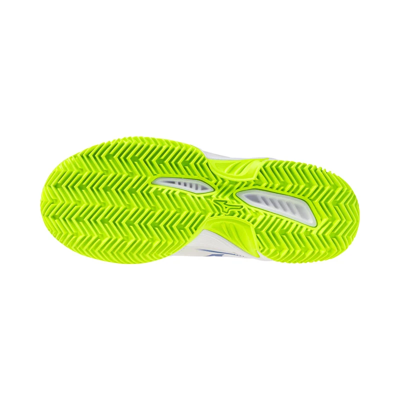Break Shot 5 Chaussure terre battue Enfants - blanc, jaune lemon