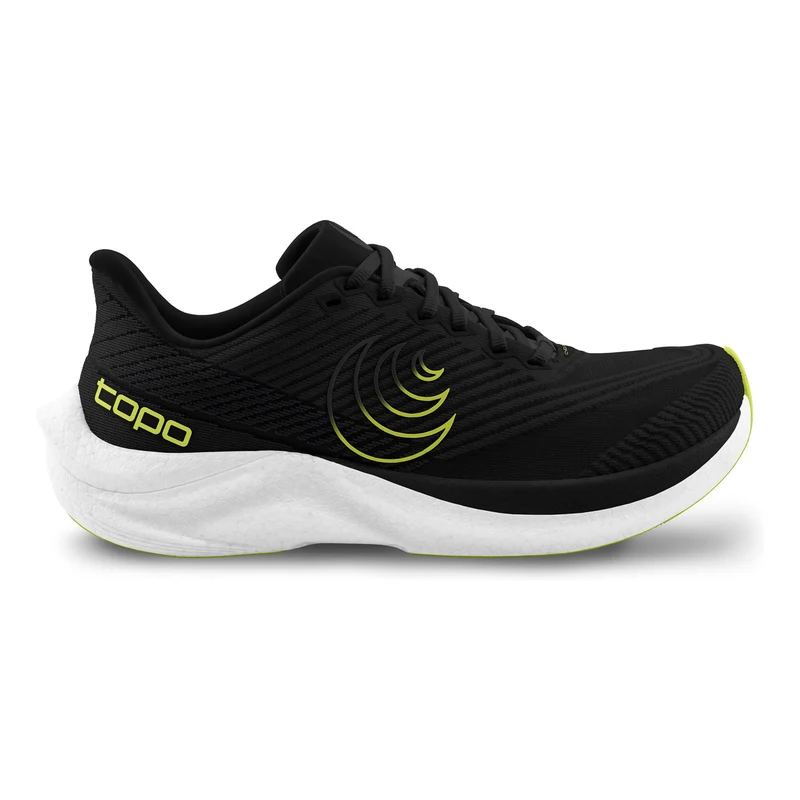 Cyclone 3 Chaussure De Compétition Hommes-Noir,Jaune Lemon
