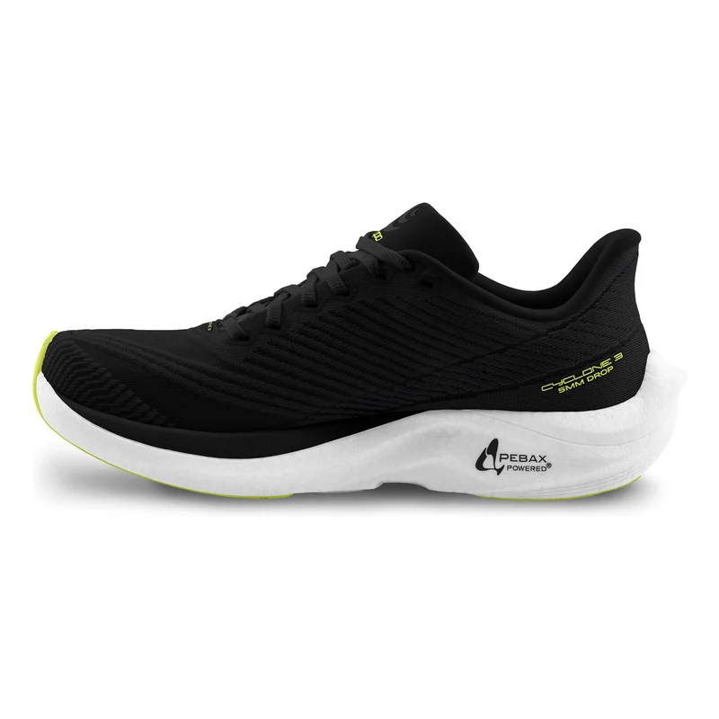 Cyclone 3 Chaussure De Compétition Hommes-Noir,Jaune Lemon