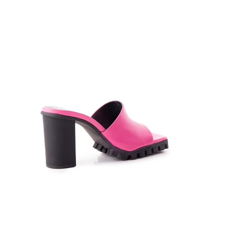 Narda Pink Leather
