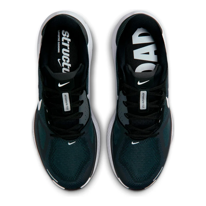Structure Plus Chaussure de running avec stabilisateurs Hommes - noir, bleu petrol