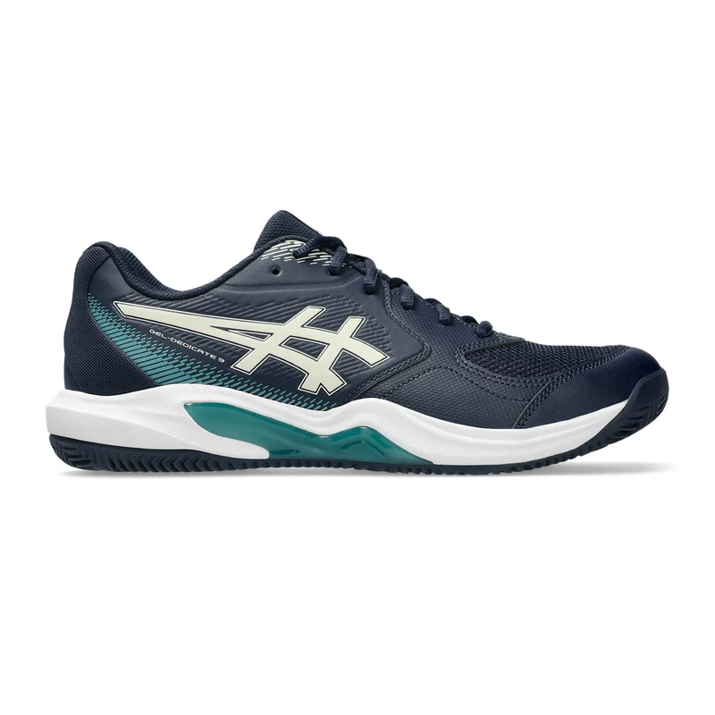 Gel-Dedicate 9 Chaussure terre battue Hommes - bleu foncé, blanc