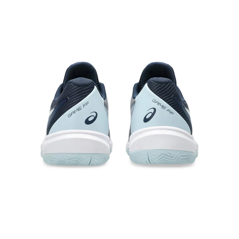 Game FF Chaussure terre battue Femmes - bleu foncé, blanc