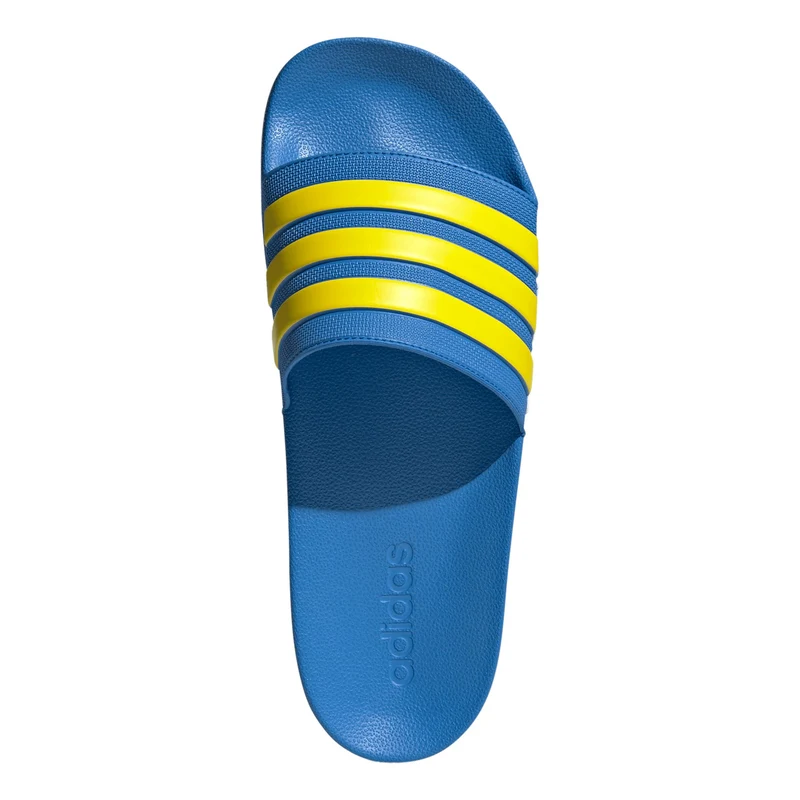 Adilette Shower Tongs Unisex - bleu, jaune