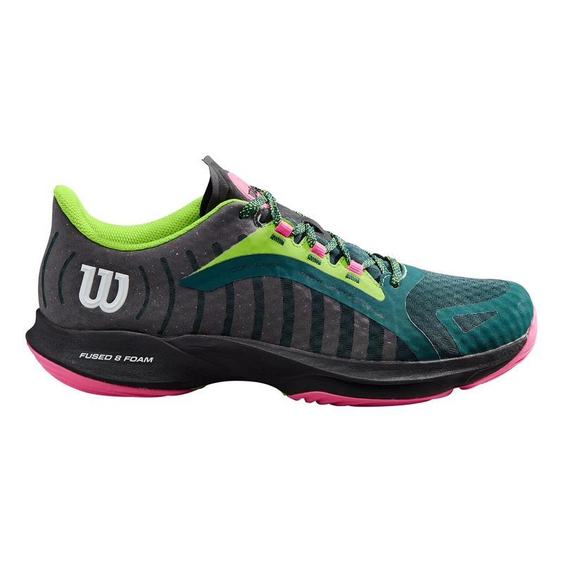 Hurakn Pro Chaussures padel Femmes - vert foncé, noir