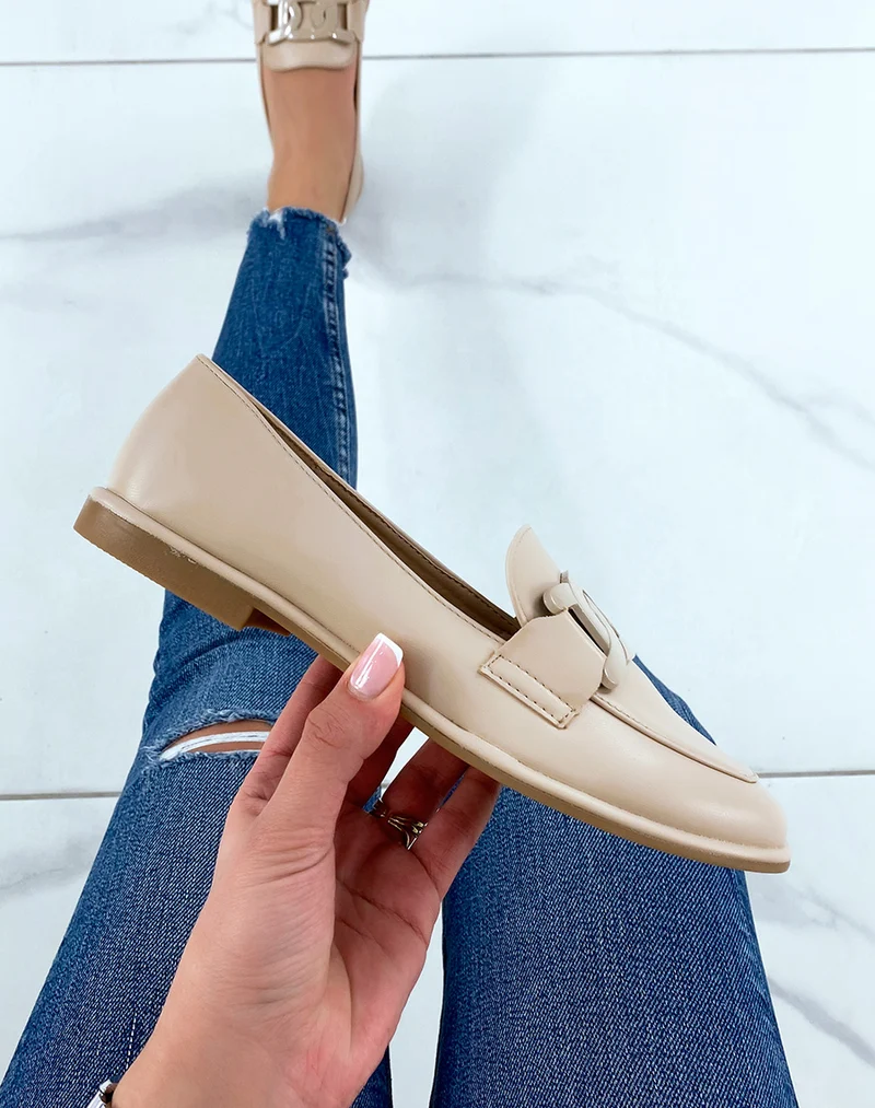 Mocassins beiges