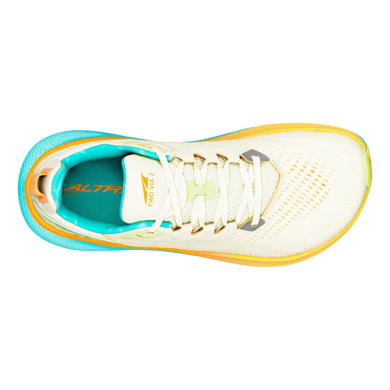 FWD Via 2 Chaussure de running sans stabilisateurs Femmes - crème, orange