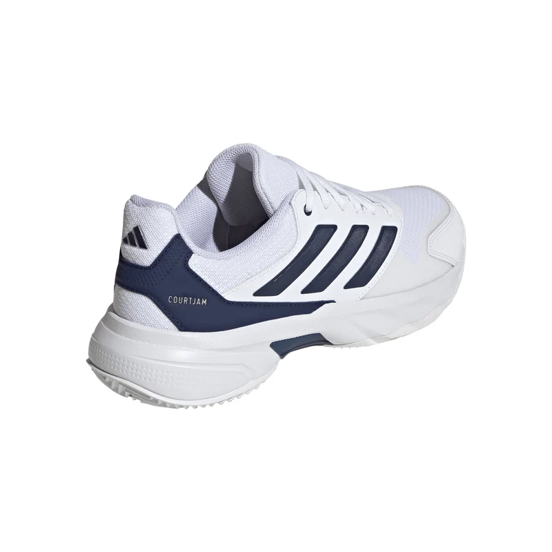CourtJam Control 3 Chaussures toutes surfaces Hommes - blanc, bleu foncé