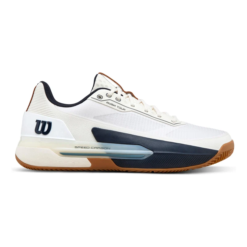 Rush Tour 5 Chaussure terre battue Hommes-blanc, bleu foncé