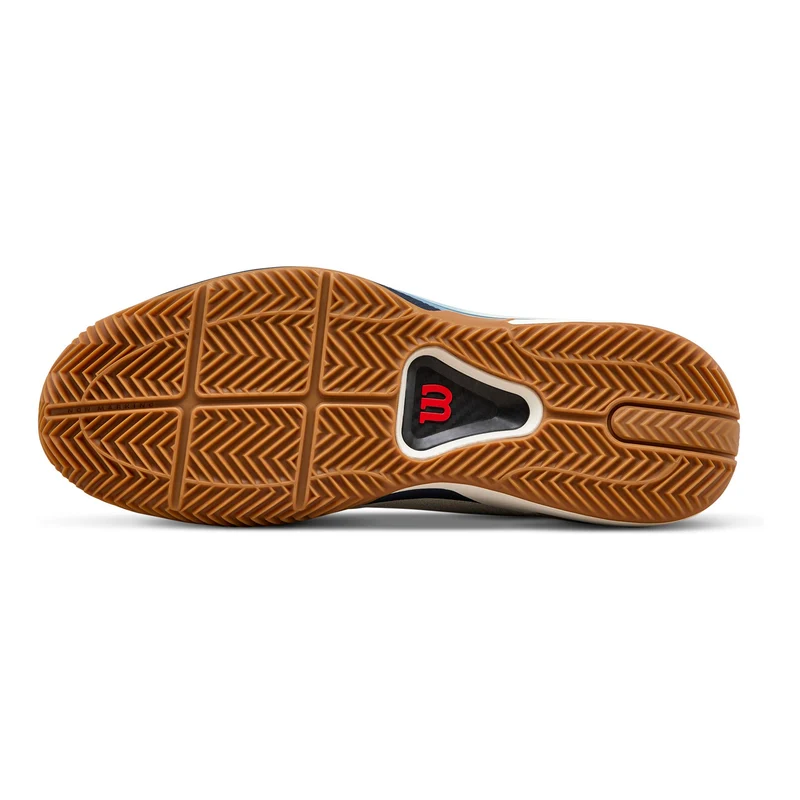 Rush Tour 5 Chaussure terre battue Hommes-blanc, bleu foncé