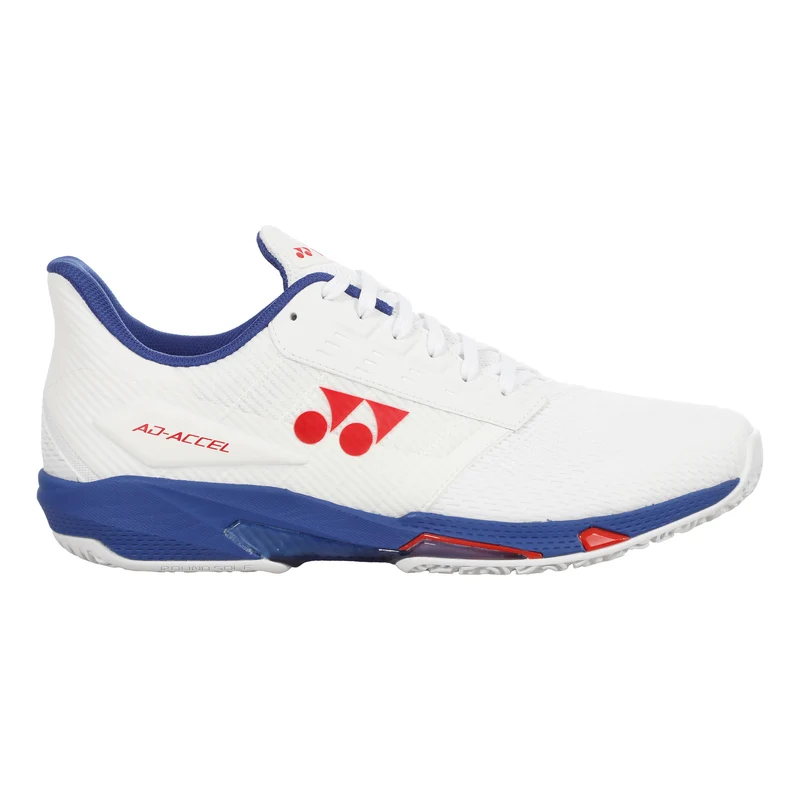 AD-Accel Wide CLY Chaussure terre battue Hommes-blanc, lilas