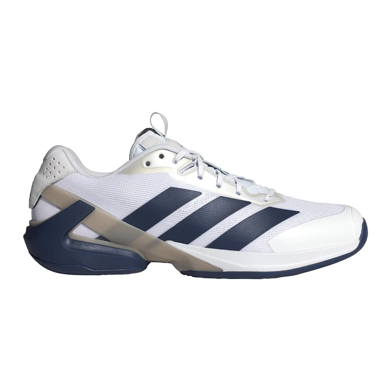 adizero Ubersonic 5 Chaussures toutes surfaces Hommes - blanc, bleu foncé