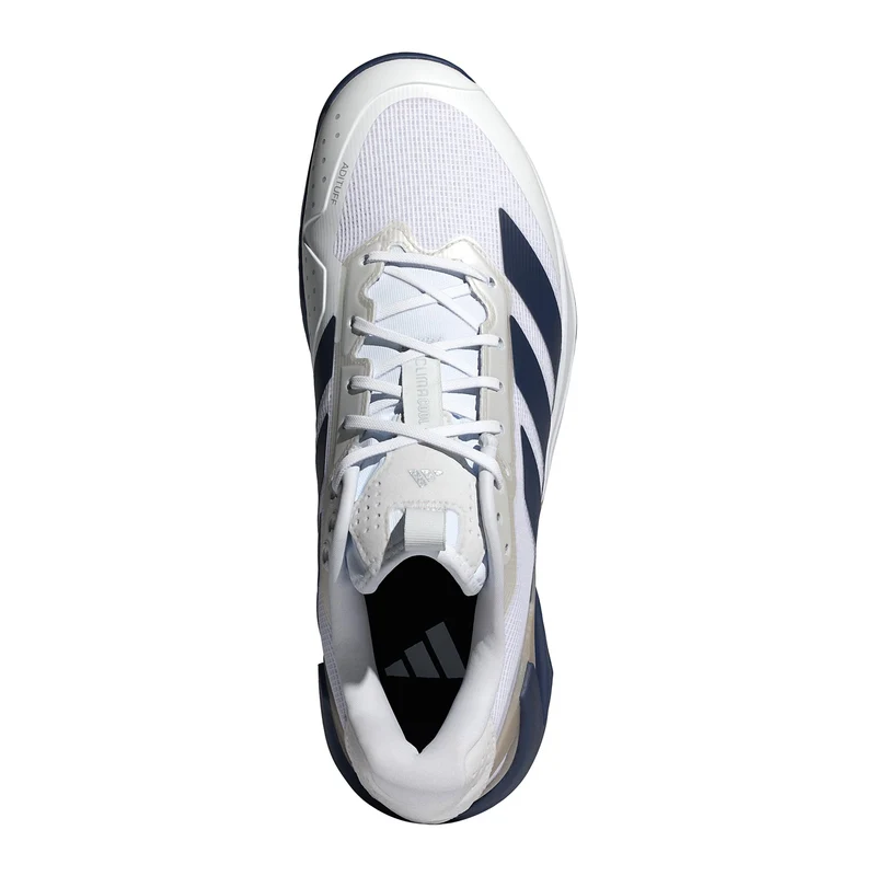 adizero Ubersonic 5 Chaussures toutes surfaces Hommes - blanc, bleu foncé