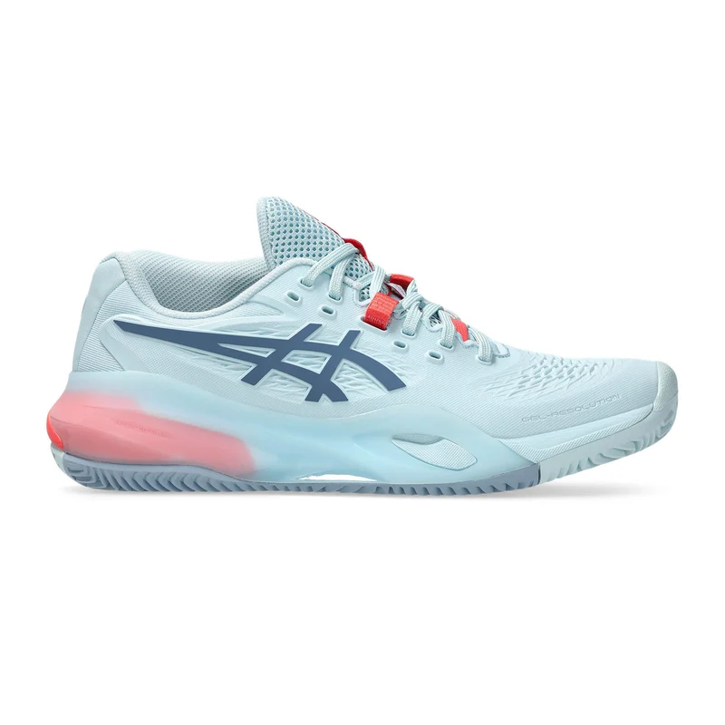 Gel-Resolution X Chaussure terre battue Femmes - bleu clair, bleu gris