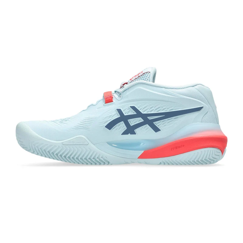 Gel-Resolution X Chaussure terre battue Femmes - bleu clair, bleu gris