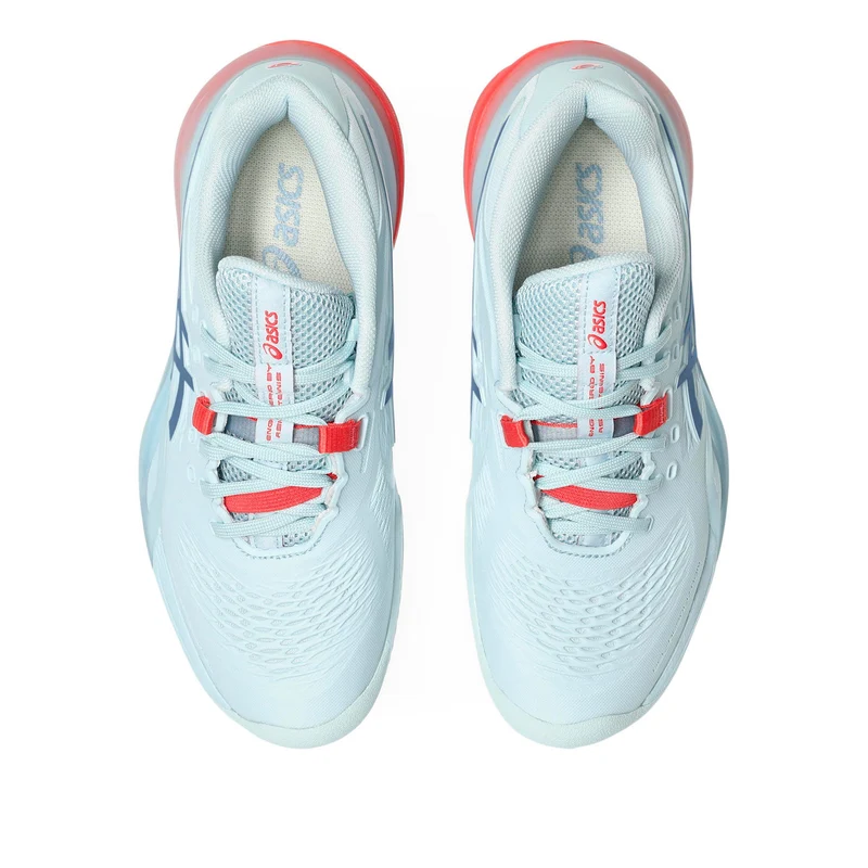 Gel-Resolution X Chaussure terre battue Femmes - bleu clair, bleu gris