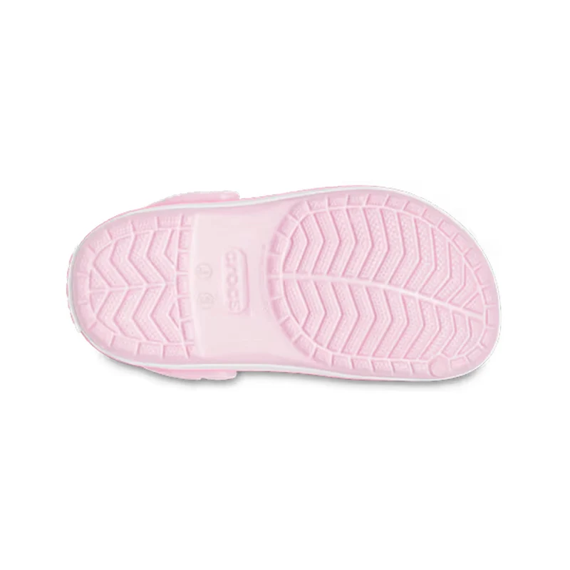 Crocband Clog Tongs Enfants - rosé, blanc