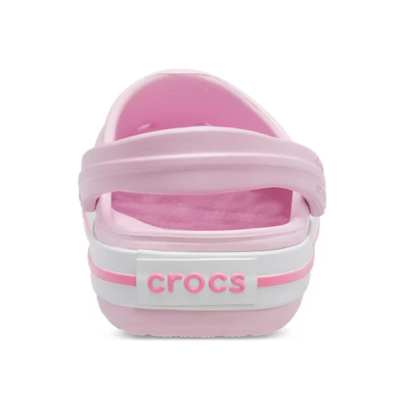 Crocband Clog Tongs Enfants - rosé, blanc