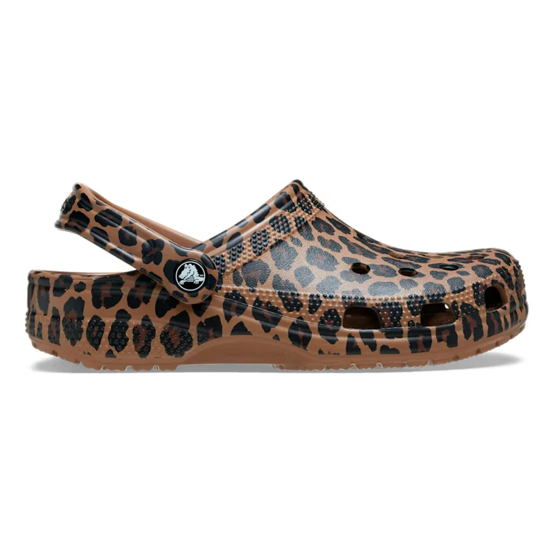 Classic Graphic Clog Tongs Femmes - marron, beige