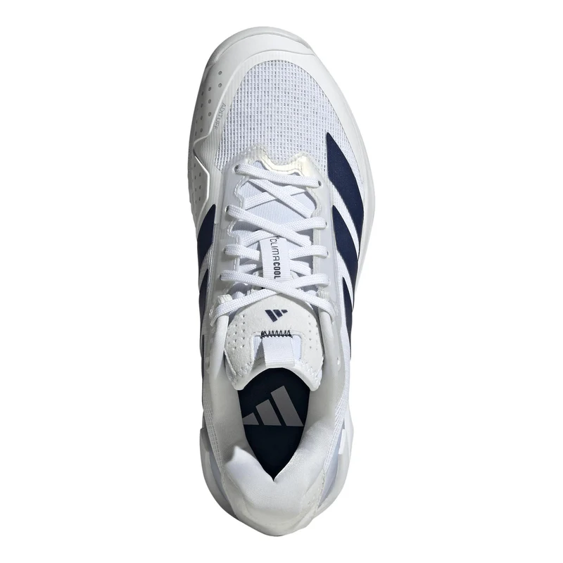 adizero Ubersonic 5 Chaussure terre battue Femmes - blanc, bleu foncé