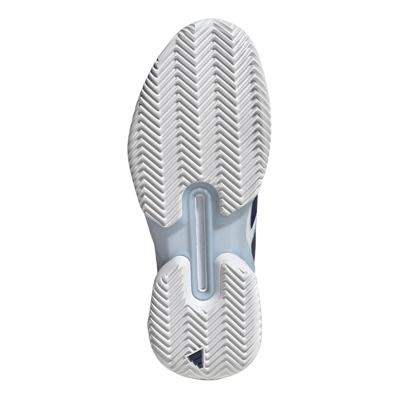adizero Ubersonic 5 Chaussure terre battue Femmes - blanc, bleu foncé