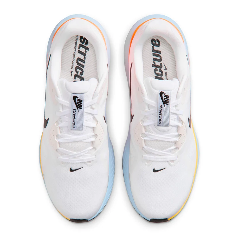 Structure 26 Chaussure de running avec stabilisateurs Hommes - blanc, bleu clair