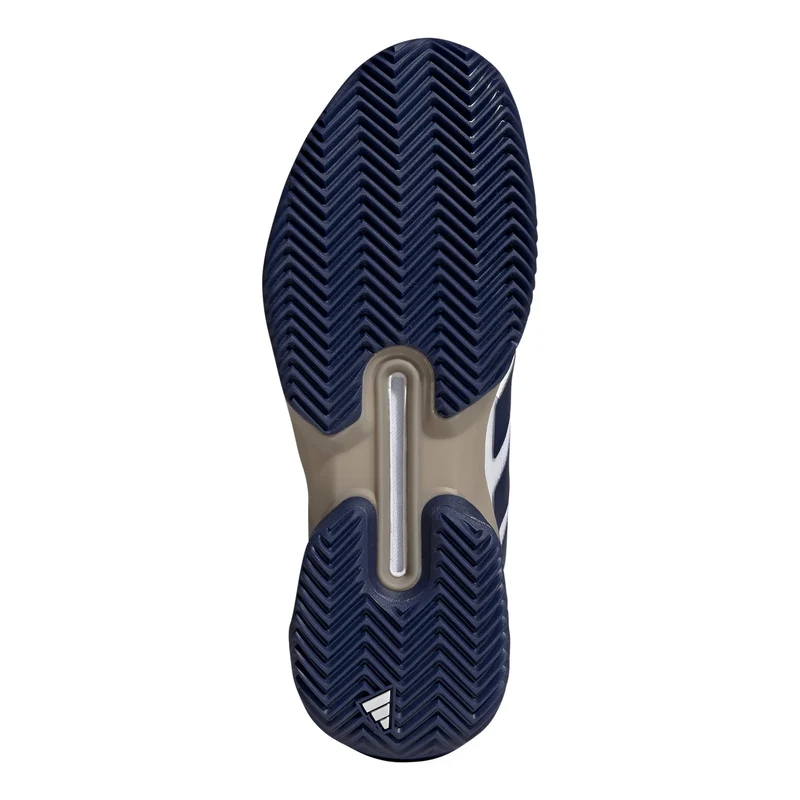 adizero Ubersonic 5 Chaussure terre battue Hommes - blanc, bleu foncé