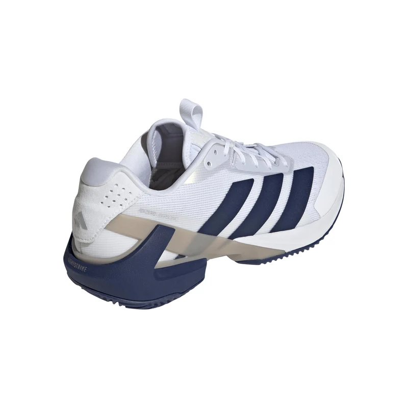 adizero Ubersonic 5 Chaussure terre battue Hommes - blanc, bleu foncé