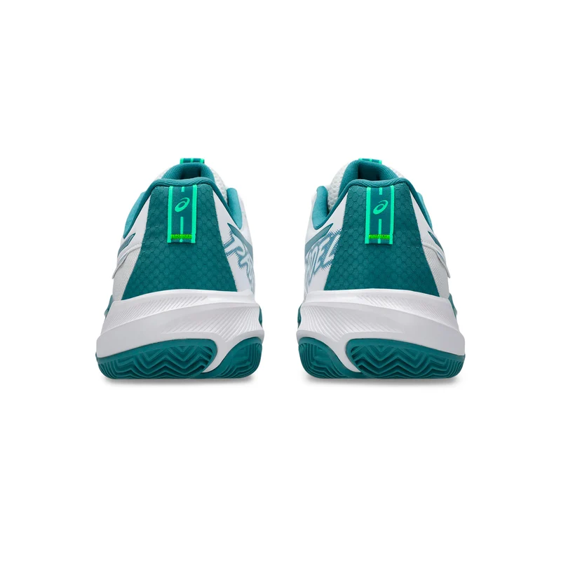 Gel-Challenger 15 Chaussures padel Hommes - blanc, bleu petrol