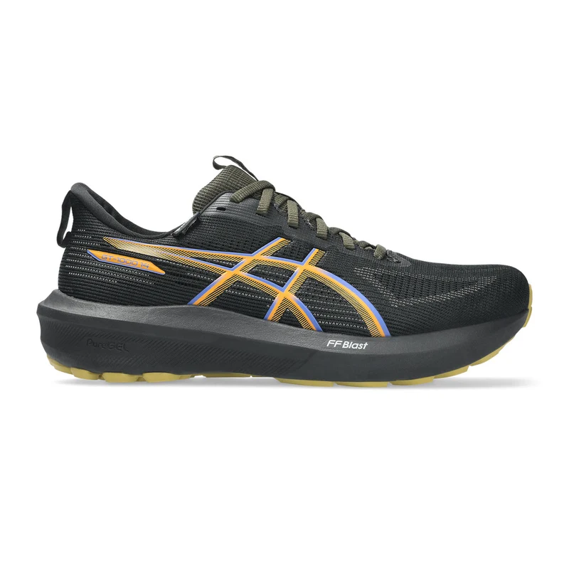 GT-1000 14 GTX Chaussure de running avec stabilisateurs Hommes-noir, le caramel