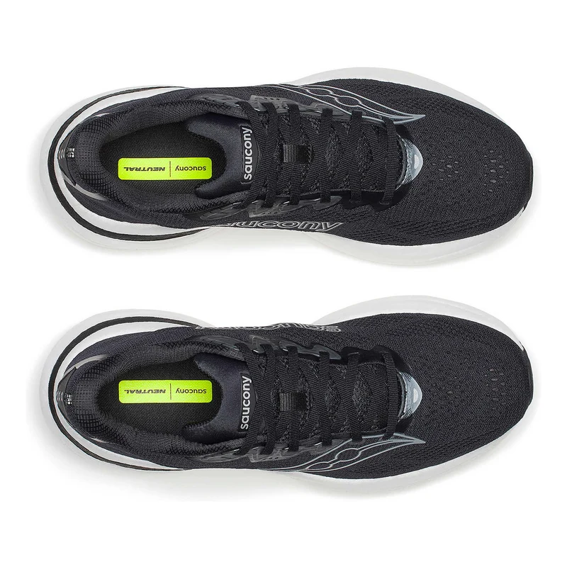 Ride 19 wide Chaussure de running sans stabilisateurs Hommes-noir, argent
