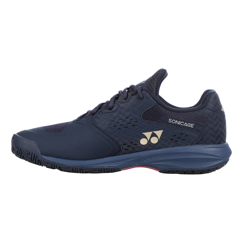 Sonicage Wide Chaussures toutes surfaces Hommes-bleu foncé, blanc