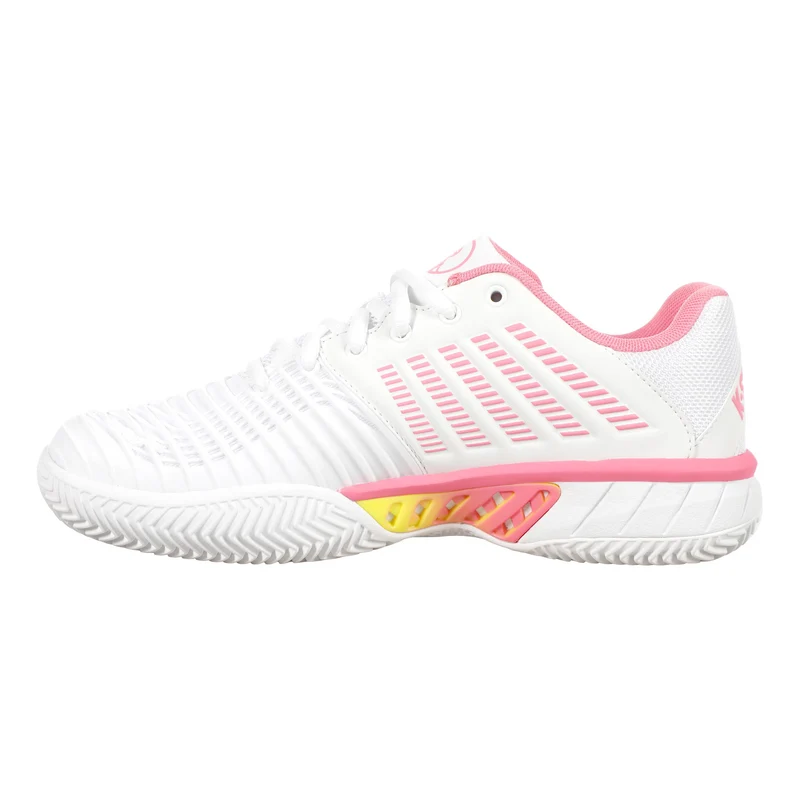 Express Light 3 x Quiet Please Chaussure terre battue Femmes - blanc, jaune