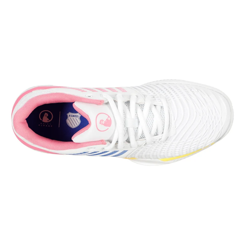 Express Light 3 x Quiet Please Chaussure terre battue Femmes - blanc, jaune