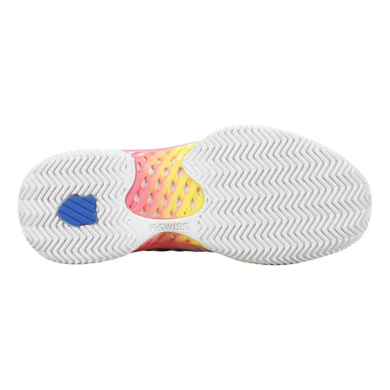 Express Light 3 x Quiet Please Chaussure terre battue Femmes - blanc, jaune