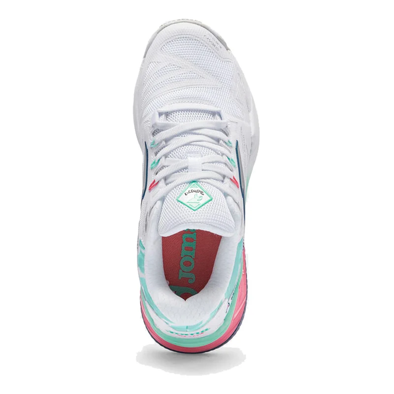 Spin Chaussures padel Femmes - blanc, turquoise