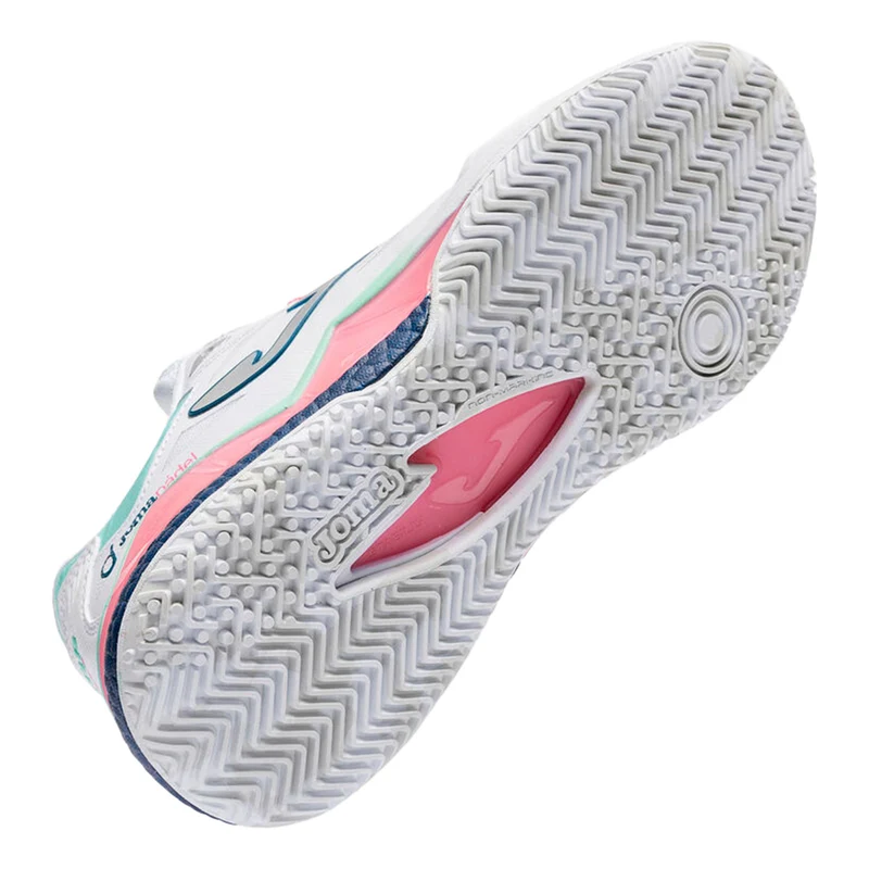Spin Chaussures padel Femmes - blanc, turquoise