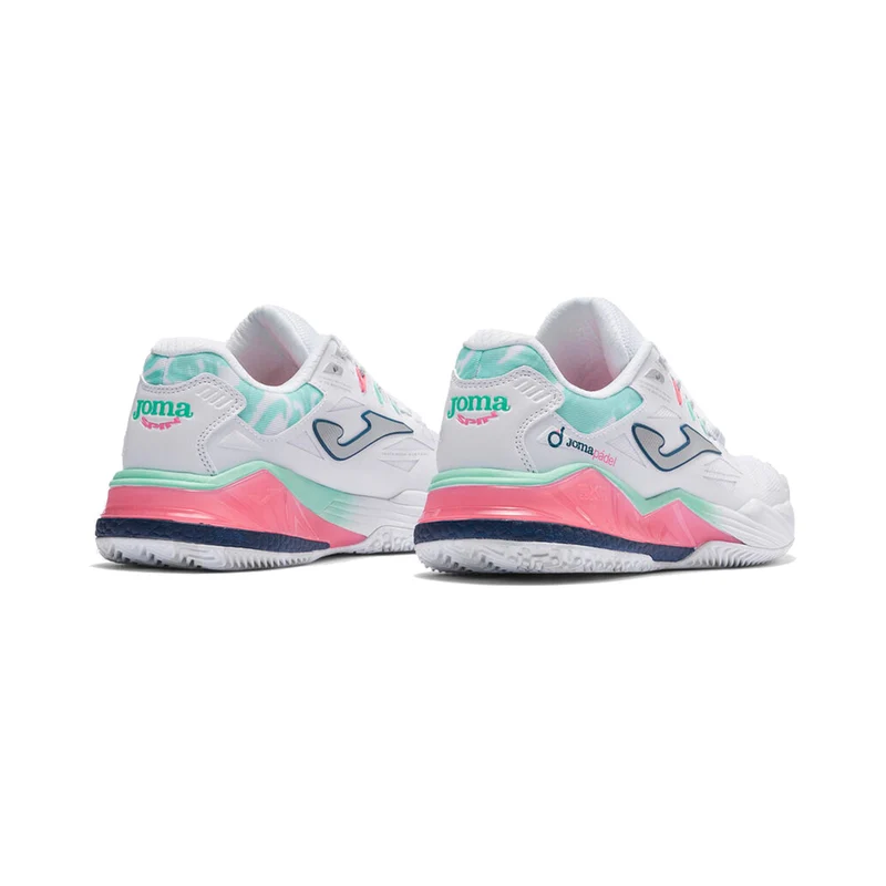 Spin Chaussures padel Femmes - blanc, turquoise