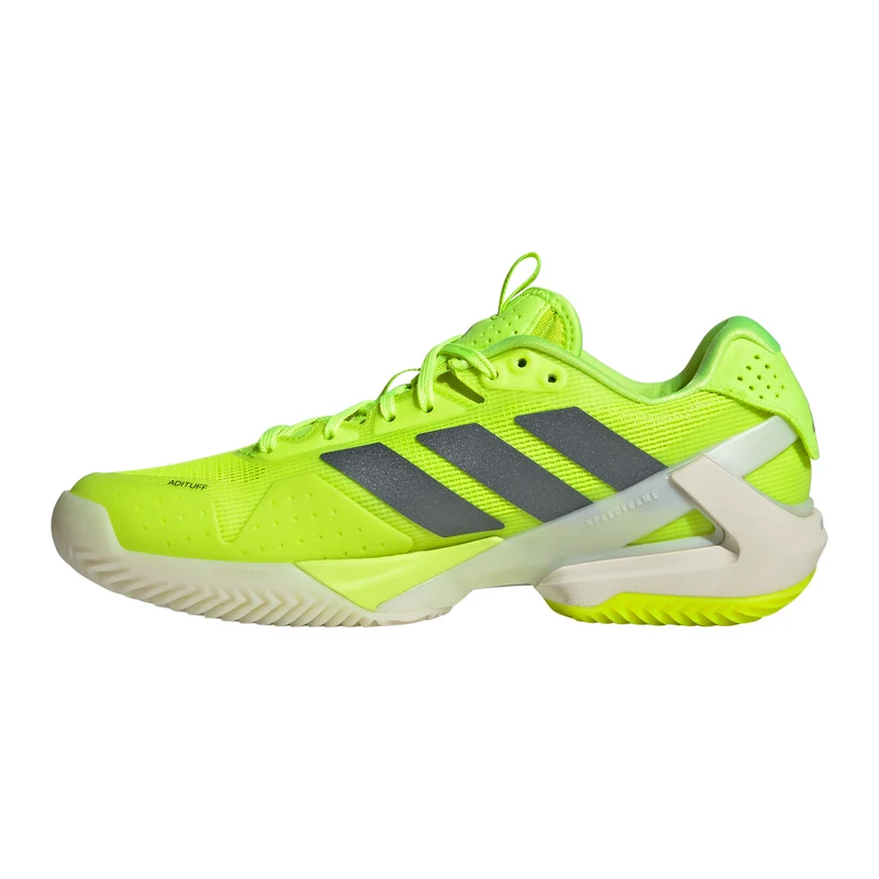 adizero Ubersonic 5 Chaussure terre battue Femmes - jaune lemon, noir