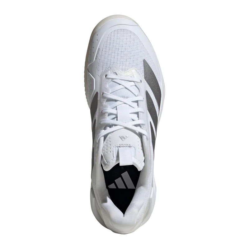 adizero Ubersonic 5 Chaussure terre battue Femmes - blanc, argent